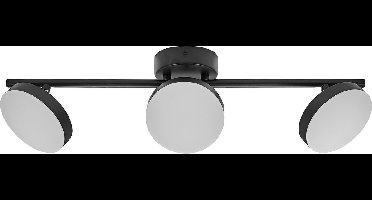 LEDVANCE Decor Spot Moon Lamp zwart, 3 verstelbare lampkoppen, 16 W, 840 lm, 3000 K, metalen behuizing, functioneel en minimalistisch ontwerp, eenvoudige montage, LED niet vervangbaar