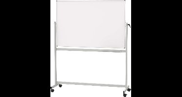 Verrijdb Whiteb MAULstandaard, kantelbaar, 100 x 150, emaille