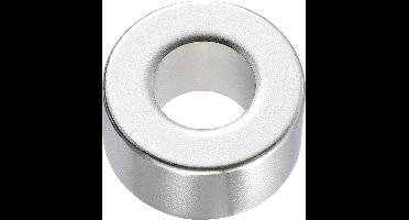 TRU COMPONENTS 506012 Permanente magneet Ring (Ø x h) 20 mm x 10 mm N45 1.33 - 1.37 T Grenstemperatuur (max.): 80 °C