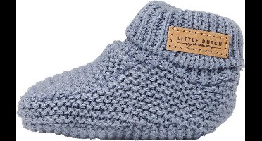 Little Dutch Blue - Jongens & Meisjes - Gebreide babyslofjes - 3-6 maanden