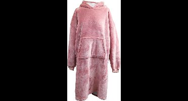 Unique Living - Hoodie Oversized old Pink -70x110cm