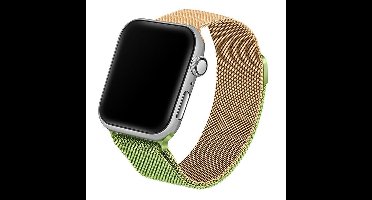 Beline Apple Watch Stalen band 38/40/41mm groen/goud groen/goud