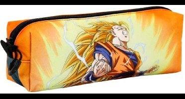 Dragon Ball Impulse Etui - Rechthoekig - 21x7x5,5 cm - Eén Vak met Rits - Must-Have voor Dragon Ball Fans