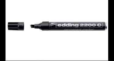 edding 3300 Permanente Marker, Beitelvormige Punt, 1 - 5 mm, Zwart (doos 10 stuks)