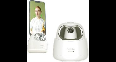 Hohem GO - AI Auto Tracking houder voor smartphone, tablet en camera - Met gezichtsherkenning - Voor smartphones en tablets tot 13mm breed - Wit