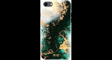 MIO MagSafe Apple iPhone SE (22/20)/8/7 Hoesje | Hard Shell Back Cover | Geschikt voor MagSafe | Green Marble
