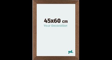 Your Decoration - Fotolijst 45x60 cm - MDF - Koper Decor - Mura