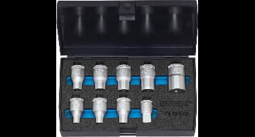 Gedore TX 19 E-09 6265970 Dopsleutelinzetset 1/2 (12.5 mm) 9-delig