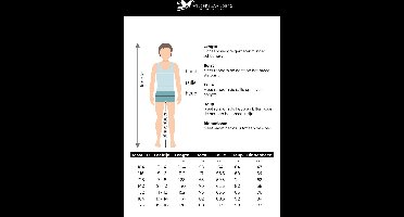 Witbaard - Kostuum - Cheerleader - Rood/wit/blauw - mt.140