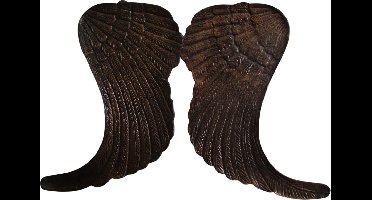 Deco4yourhome® - Vleugels - Wings - Muurdecoratie - Goud - Gold