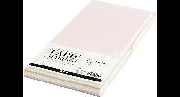 Creativ Company Kaarten & Enveloppen Pastelkleuren 15x15cm 50 sets