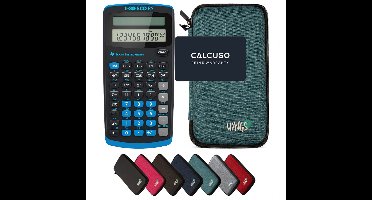 TI-30 ECO RS incl. WYNGS Beschermhoes Turkoois - Wetenschappelijke Rekenmachine - Basis Pakket