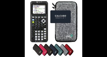 TI-84 Plus Ce -T Python Edition incl. WYNGS Beschermhoes Lichtgrijs - Grafische Rekenmachine - Basis Pakket