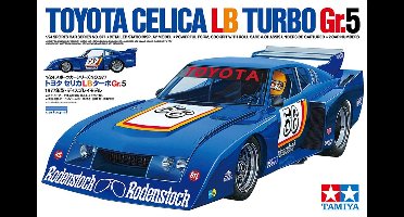 Tamiya Modelbouwpakket Auto - 24377 Toyota Celica LB Turbo Gr.5 - Japanse Rauto Plastic - 1:24 - Modelbouw