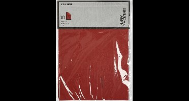 Creotime Structuurkarton 21 X 29,7 Cm 10 Stuks Rood