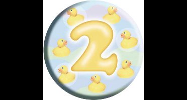 Button 2 jaar Badeendjes