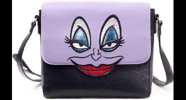 Disney - Ariel De Kleine Zeemeermin Schoudertas - Ursula Croco - Zwart/Paars