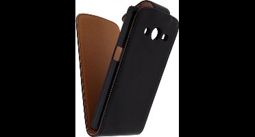 Xccess Leather Flip Case Samsung Galaxy Core II Black