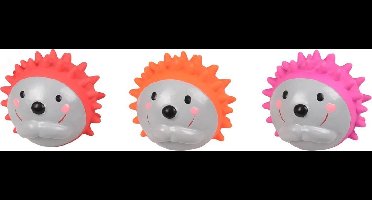 Flamingo Hondenspeelgoed Latex Sting Egel - Grijs - 8 cm