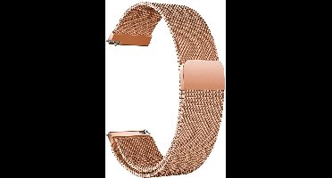 Bandje geschikt voor Huawei Watch GT 2 46mm - Roségoud Milanese Band