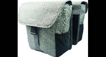 Vwp Dubbele Fietstas Go 32 Liter Grijs