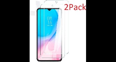 Screenprotector geschikt voor Xiaomi Mi 9 Lite Screenprotector Tempered Glass - 2 Stuks