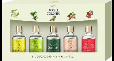 4711 Acqua Colonia Miniature Colognes geschenkset - 5x8ml eau de cologne