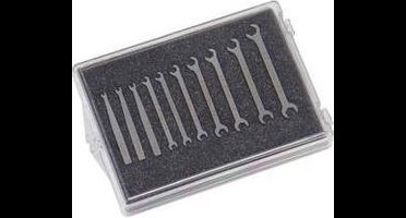 Donau Elektronik 980-SET Micro-Maulschlüssel-Set 10-tlg. 1-4 mm Micro-steeksleutel 10-delig Sleutelbreedte (metrisch) 1