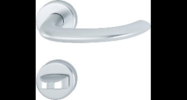 HOPPE Kruk/kruk rozet, aluminium 1138/42KV/42KVS, toilet, F1