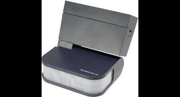 Basetech 1528592 PIR-bewegingsmelder Opbouw (op muur) 240 ° Grijs IP44