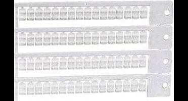 Finder 093.64 Markeerlabel Zonder opdruk Wit 1 stuk(s)