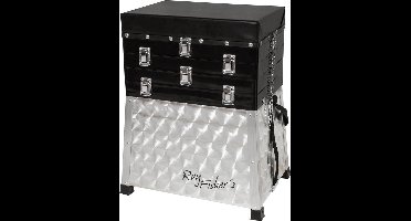 Eurocatch Roy Fishers Zitkist - 4 Laden - Incl. Draagriem - Viskoffer - Zwart