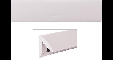 Tochtklep - Crème - Kunststof - Gezu - 52.00.080 binnen