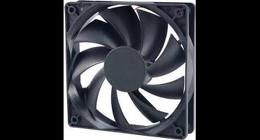 Akasa Black 12cm case fan Computer behuizing