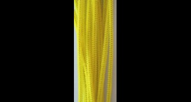 Chenille geel 6 milimeter x 30 centimeter 20st