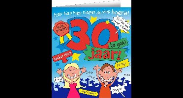Wenskaarten - 30jr cartoon