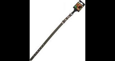 Boon Leren Halsband Donkerbruin - 18mm/ 50cm