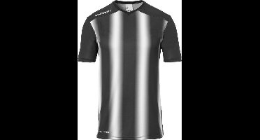 Uhlsport Stripe 2.0 Shirt Korte Mouw Heren - Zwart / Wit | Maat: 3XL