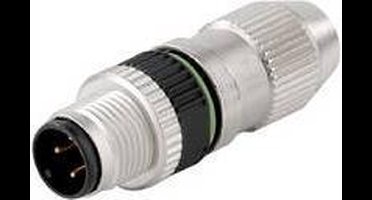 Weidmüller 1781550001 Sensor/actuator connector, niet geassembleerd M12 Aantal polen (sensoren): 4 Stekker, recht 1 stu