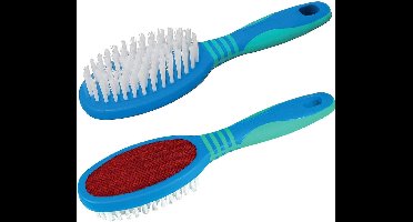 Vivog borstel dubbelzijdig blauw - S