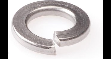 Veerring rvs A2 M8x148.x2.0mm DIN127B