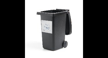 Container sticker Edelsteen illustratie - Een illustratie van edelstenen op een witte achtergrond Klikosticker - 40x40 cm - kliko sticker - weerbestendige containersticker