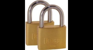 Kasp K12050D2 Hangslot 50 mm Goud-geel Sleutelslot