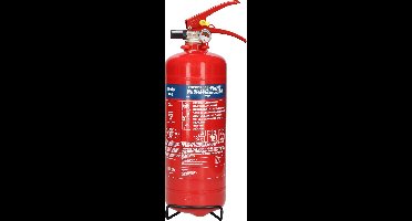 Alecto BP2 Brandblusser - Poederblusser 2 kilogram - Brandklasse ABC - Inclusief Ophangbeugel