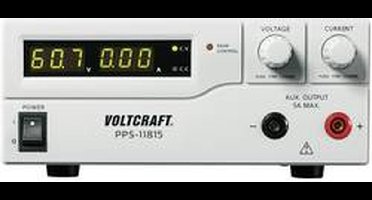 VOLTCRAFT PPS-11815 Labvoeding, regelbaar 1 - 60 V/DC 0 - 5 A 300 W USB, Remote Programmeerbaar Aantal uitgangen: 2 x