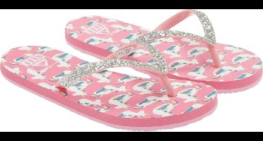 Reef Kids Stargazer Prints Meisjes Slippers - Paars/Roze - Maat 34