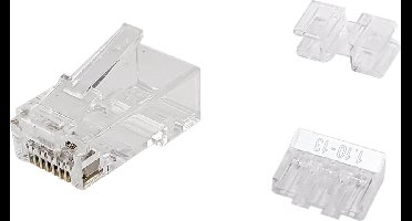 Connector RJ45 Categorie 6 UTP Equip 121146 Transparant 100 Stuks