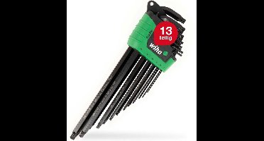 Wiha - Torx® Magic Ring®-Stiftsleutelset In Ergostar-Houder - 13-Delig - Sb366R Hz13