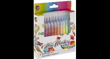 Grafix set a 24 Mini viltstiften in doos