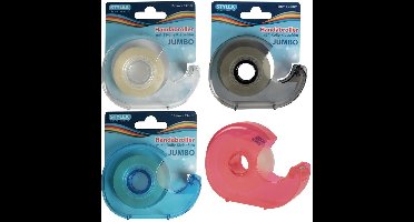 Stylex Plakbandhouder - met rolletje plakband - plastic